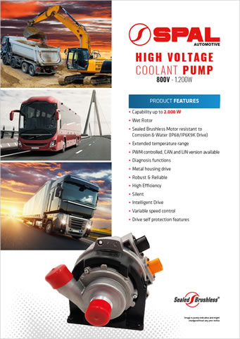 SPAL Coolant Pumps Leaflet