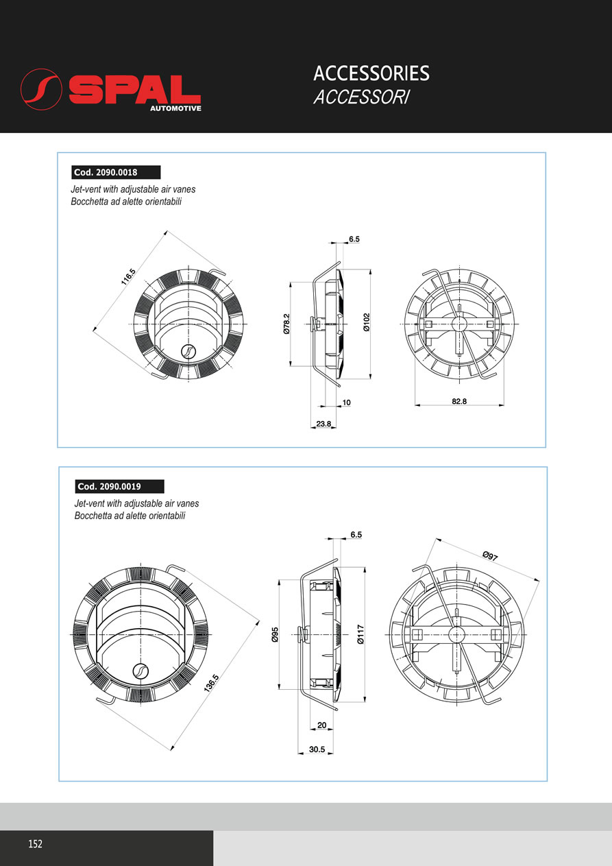 Centrifugal Blowers 12v - 24v DC - Acc-152