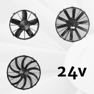 24v SPAL Radiator/Condenser Fans