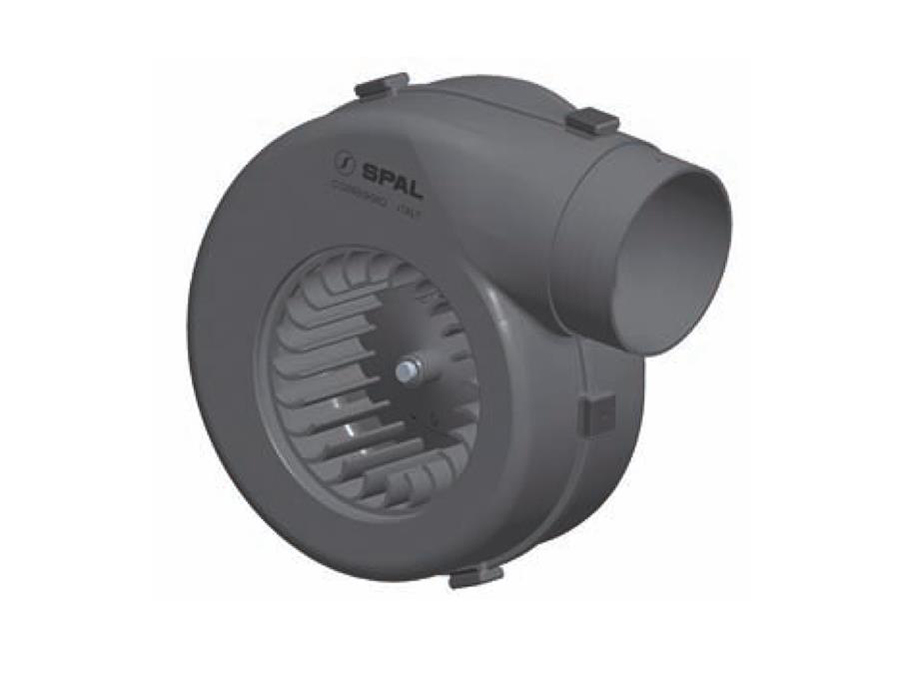 SPAL 254 cfm Single Blower 001-A46-03D (12v / with Fixing Bracket) (Single Speed)