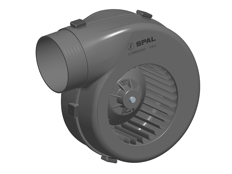SPAL 260 cfm Single Blower 001-A53-03S (12v) (Single Speed)