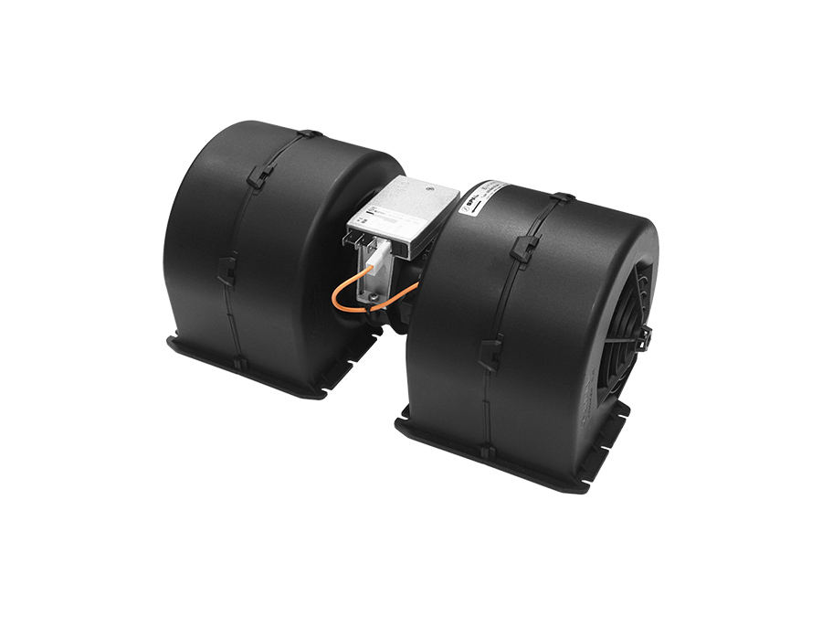 SPAL 649 cfm 24v Double Blower 006-B40/VLL-22 24V RA3VCV (24v / 3 Speeds)