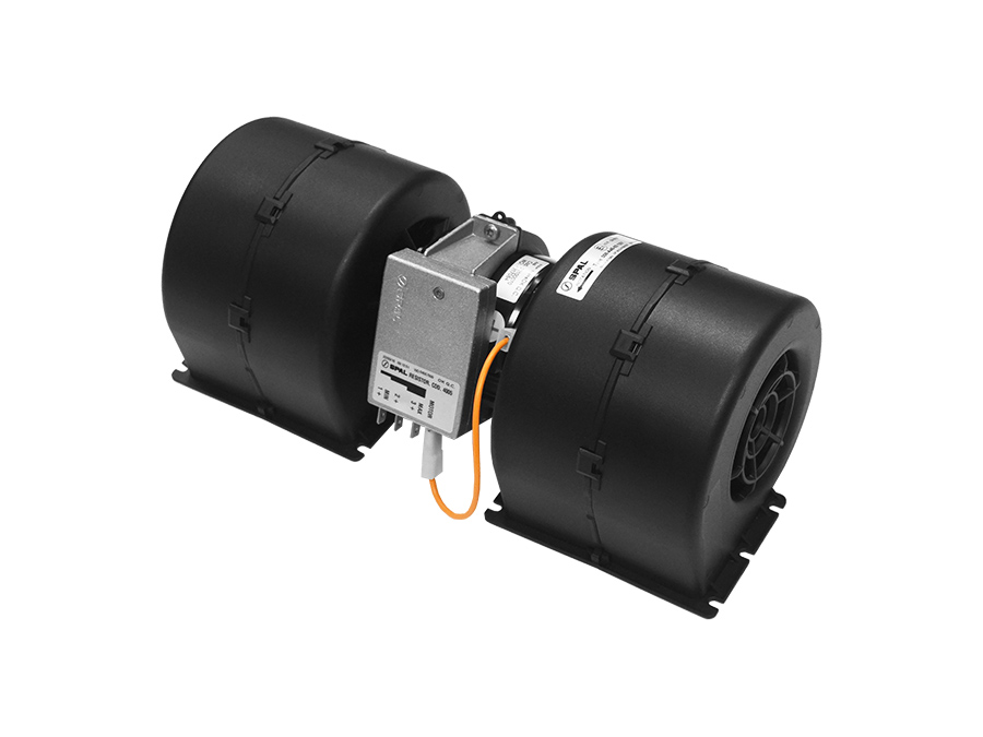 SPAL 407 cfm Double Blower 008-A45-02 (12v / 3 speeds)