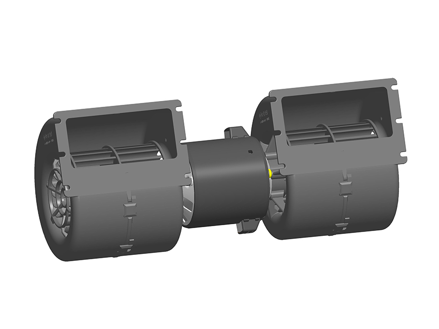 SPAL 543 cfm Double Blower 008-A54-02 (12v / 4 speeds)
