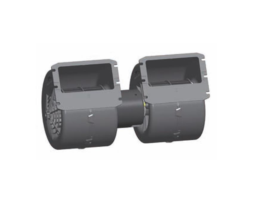 SPAL 631 cfm Double Blower 009-B40-22 (24v) (Single Speed)