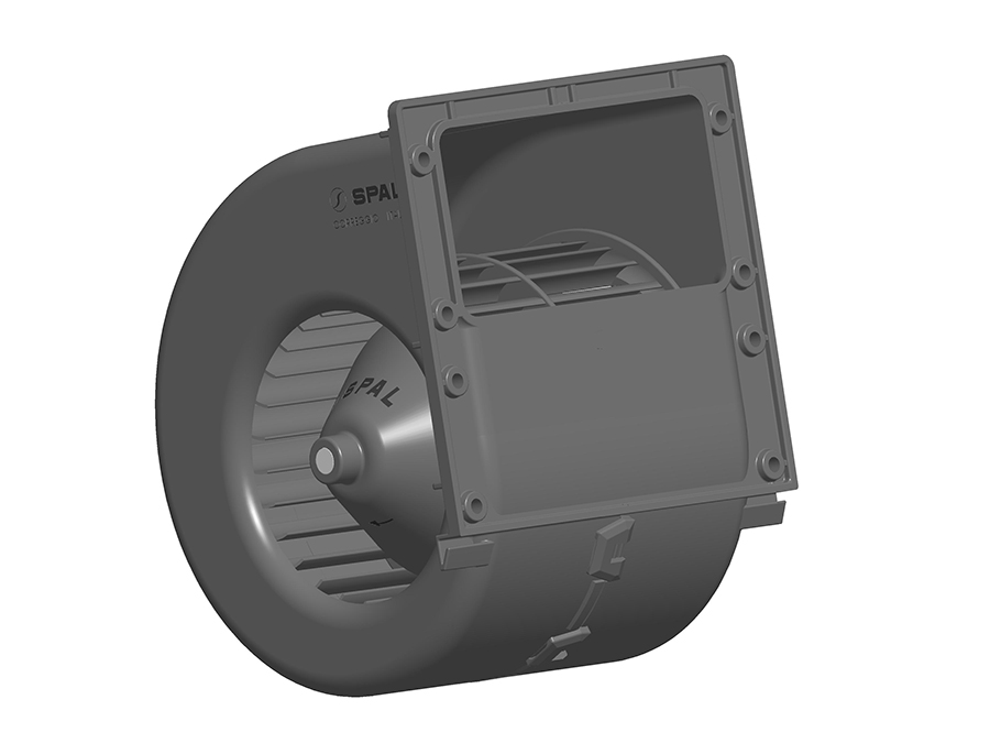 SPAL 301 cfm Single Blower 010-A70-74D (12v / 3 speeds)