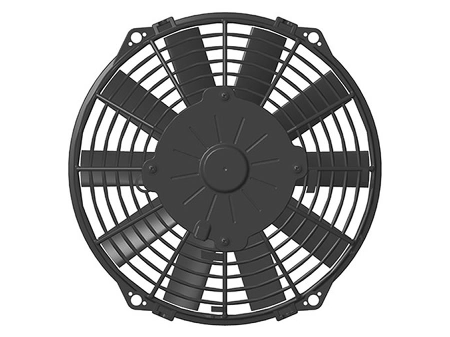 SPAL 10" (255mm) Cooling Fan VA07-AP12/C-31S 12V BT MC (12v / 608 cfm / Pushing)