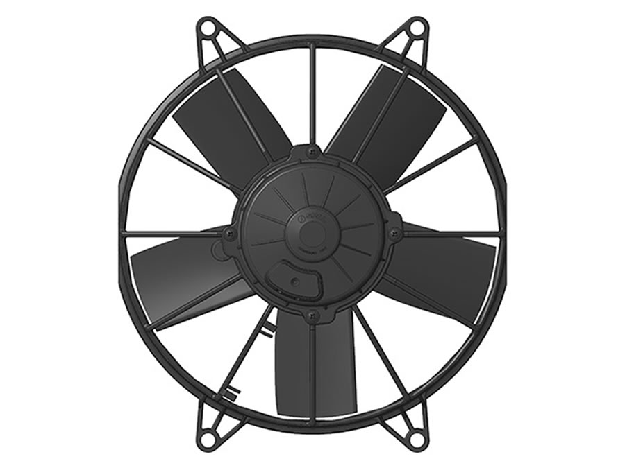 SPAL 10" (255mm) Cooling Fan VA15-AP70/LL-39S 12V BT KS (12v / 1033 cfm / Pushing)