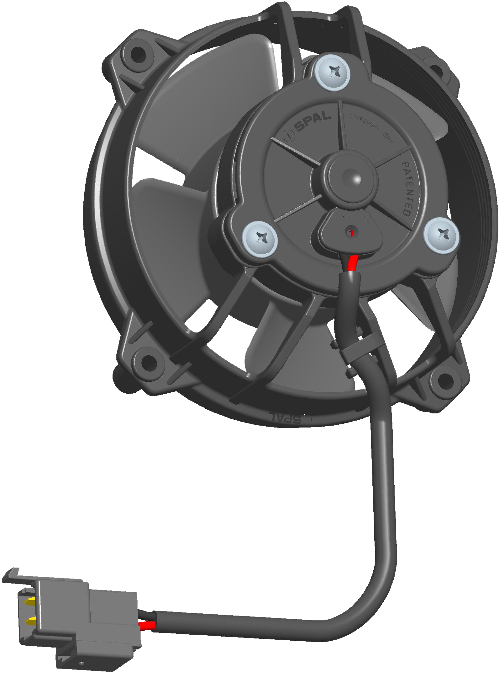 SPAL 4" (96mm) Cooling Fan VA32-A101-62A 12V AMP S1.5 (12v / 148 cfm / Pulling)