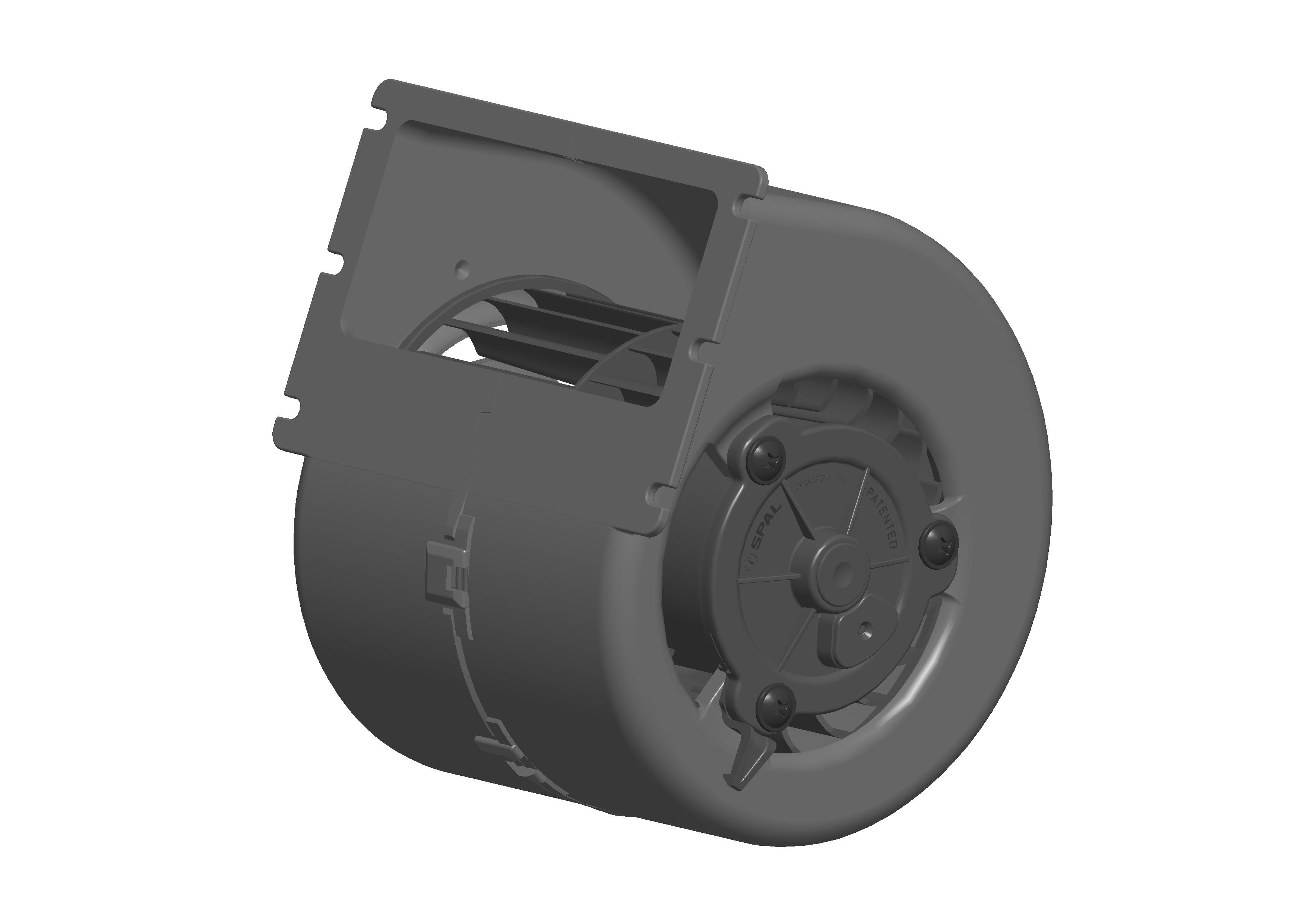 SPAL 153 cfm Single Blower 008-A100-93D 12V GR BT (12v / 3 Speeds)