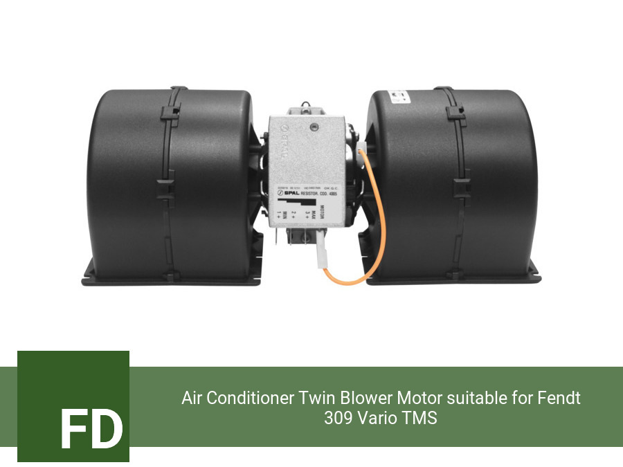 Air Conditioner Twin Blower Motor suitable for Fendt 309 Vario TMS
