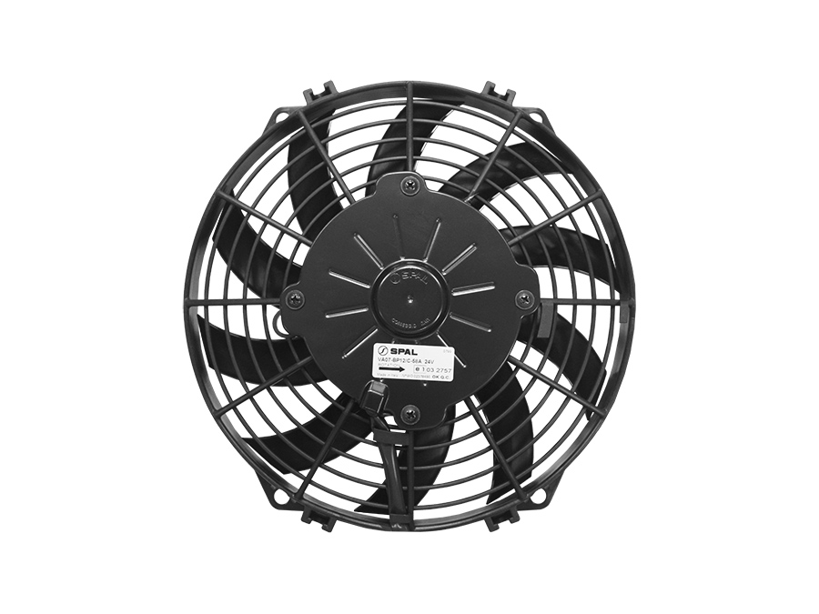 SPAL 9" (225mm)  Cooling Fan VA07-BP12/C-58S (24v  / 696 cfm / Pushing)