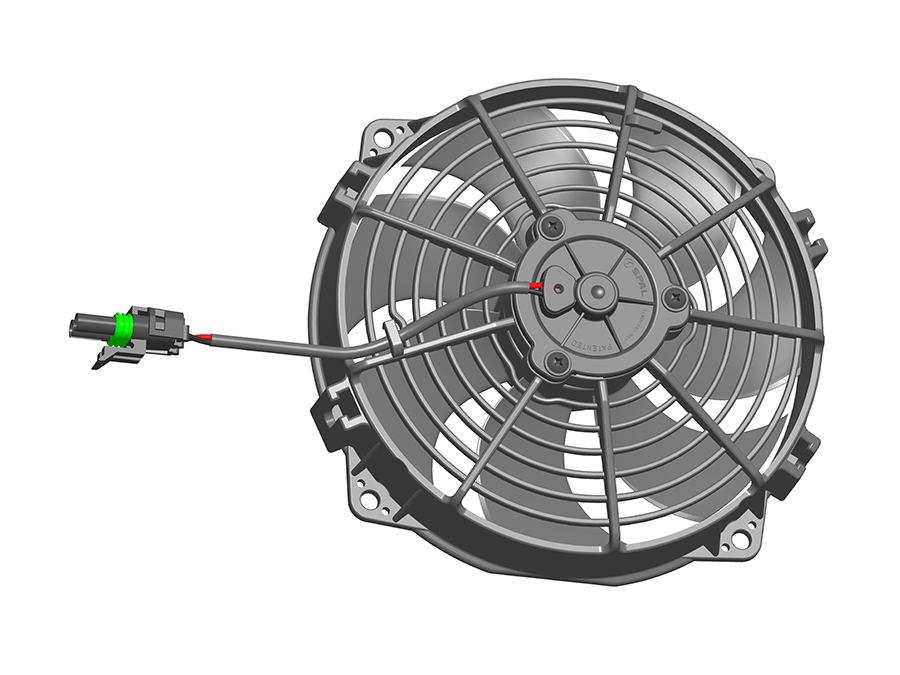 SPAL 6.5" (167mm)  Cooling Fan VA67-A101-83A (12v  / 330 cfm / Pulling)