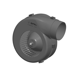 SPAL 348 cfm Single Blower 001-A39-49D (12v / SZ4 connector) (Single Speed)