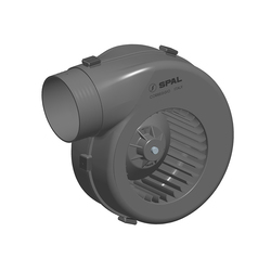 SPAL 260 cfm Single Blower 001-A53-03S (12v) (Single Speed) - view 1