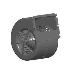 SPAL 319 cfm Single Blower 009-A70/I-74D (12v / (with EMC motor filter)) (Single Speed) - view 1