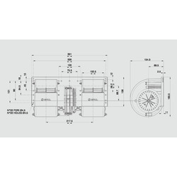 SPAL 738 cfm Double Blower 012-B39-78 (24v) (Single Speed) - view 4