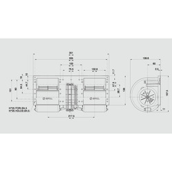 SPAL 475 cfm Double Blower 014-AP74/LL-22 (12v) (Single Speed) - view 9