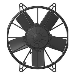 SPAL 10" (255mm) Cooling Fan VA15-AP70/LL-39S 12V BT KS (12v / 1033 cfm / Pushing)