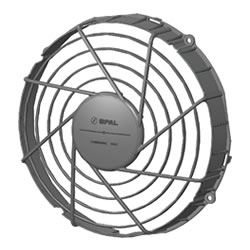 Protective Grill for VA89A - VA113 Fans with label