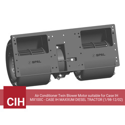 Air Conditioner Twin Blower Motor suitable for Case IH MX100C - CASE IH MAXXUM DIESEL TRACTOR (1/98-12/02) - view 2