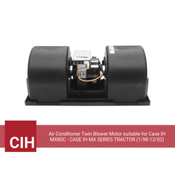 Air Conditioner Twin Blower Motor suitable for Case IH MX80C - CASE IH MX SERIES TRACTOR (1/98-12/02) - view 4