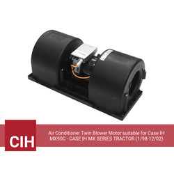 Air Conditioner Twin Blower Motor suitable for Case IH MX90C - CASE IH MX SERIES TRACTOR (1/98-12/02) - view 3