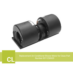 Replacement Air Conditioner Blower Motor for Claas Part Number 0011250620 - view 3