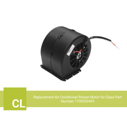 Replacement Air Conditioner Blower Motor for Claas Part Number 7700053495 (Single Speed) - view 1