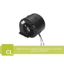 Replacement Air Conditioner Blower Motor for Claas Part Number 7700053495 (Single Speed) - view 2