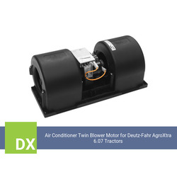 Air Conditioner Twin Blower Motor for Deutz-Fahr AgroXtra 6.07 Tractors - view 2
