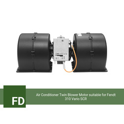 Air Conditioner Twin Blower Motor suitable for Fendt 310 Vario SCR - view 2