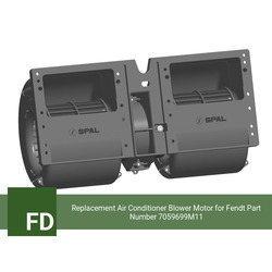 Replacement Air Conditioner Blower Motor for Fendt Part Number 7059699M11 (Single Speed) - view 2