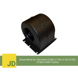 Blower Motor for John Deere 6100D, 6110D, 6115D, 6125D, 6130D, 6140D Tractors (Single Speed) - view 2