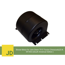 Blower Motor for John Deere 7515 Tractor (Venezuela)(S.N. 091402-)(South American Edition ) (Single Speed) - view 1