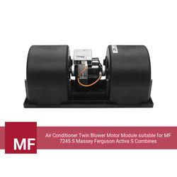 Air Conditioner Twin Blower Motor Module suitable for MF 7245 S Massey Ferguson Activa S Combines (Single Speed) - view 1