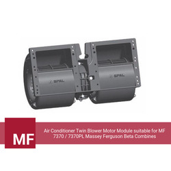 Air Conditioner Twin Blower Motor Module suitable for MF 7370 / 7370PL Massey Ferguson Beta Combines (Single Speed) - view 2
