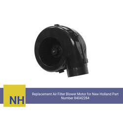 Replacement Air Filter Blower Motor for New Holland Part Number 84042284 (Single Speed) - view 3