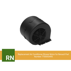 Replacement Air Conditioner Blower Motor for Renault Part Number 7700053495 (Single Speed) - view 2