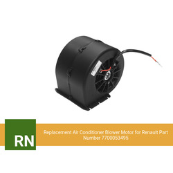 Replacement Air Conditioner Blower Motor for Renault Part Number 7700053495 (Single Speed) - view 4