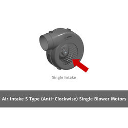 SPAL 260 cfm Single Blower 001-A53-03S (12v) (Single Speed) - view 7