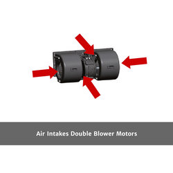 SPAL 360 cfm Double Blower 005-A45-02 (12v / 3 speeds with AMP Connector) - view 9