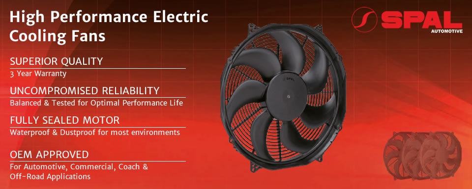 High performance electric cooling fans from SPAL