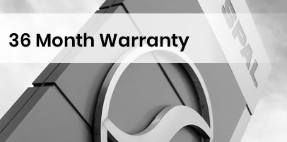 Market leading 36 Month Warranty backed by manufacturer