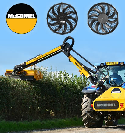 McConnel Hedge Trimmer Fans