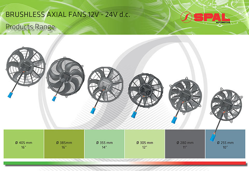 SPAL Aftermarket Parts SPAL Fans and Blowers Performance Airflow