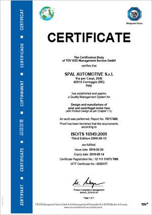 ISO/TS 16949:2009