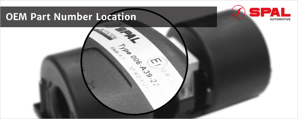 SPAL OEM Part Numbers